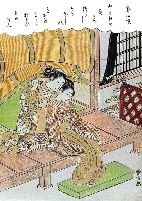 Framed Print : Suzuki Harunobu (鈴木 春信4) Framed Print : Suzuki Harunobu (鈴木 春信4)