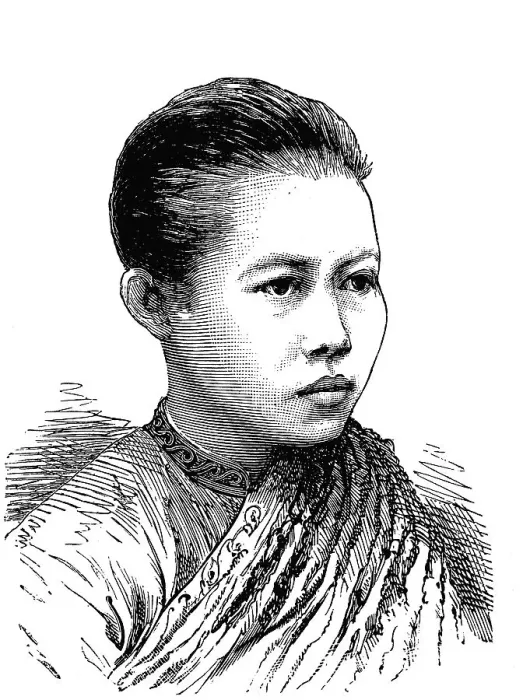Framed Print : Swangwadhana p'hra Paramaraja Devi