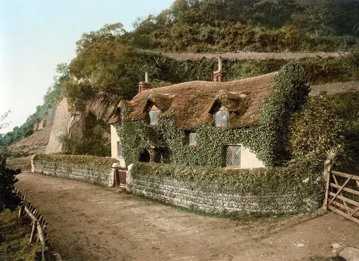 Framed Print : Swiss cottage, Old Maid's cottage from 1765 Framed Print : Swiss cottage, Old Maid's cottage from 1765