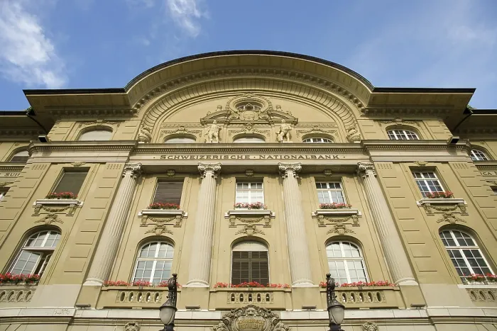 Framed Print : Swiss National Bank in Berne, Switzerland