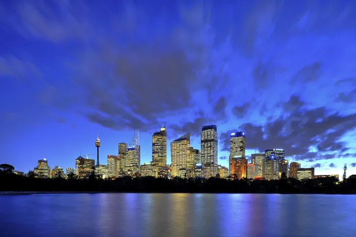 Framed Print : Sydney skyline, TV Tower, Central Business District Framed Print : Sydney skyline, TV Tower, Central Business District