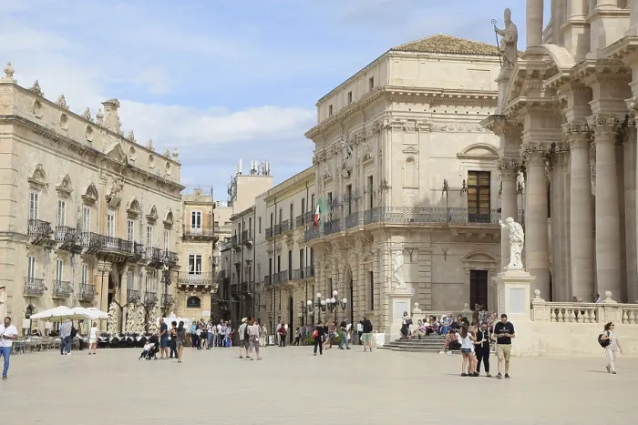 Framed Print : Syracuse, Sicily, Italy, old town