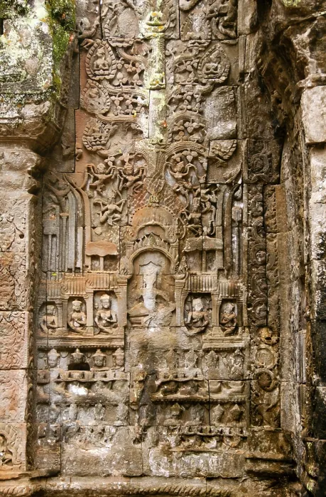 Framed Print : Ta Prohm was built in the Bayon style largely in the late 12th and early 13th centuries Framed Print : Ta Prohm was built in the Bayon style largely in the late 12th and early 13th centuries