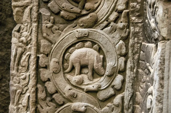 Framed Print : Ta Prohm was built in the Bayon style largely in the late 12th and early 13th centuries