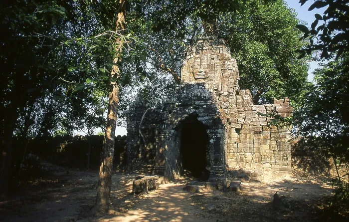 Framed Print : Ta Som was built at the end of the 12th century for King Jayavarman VII