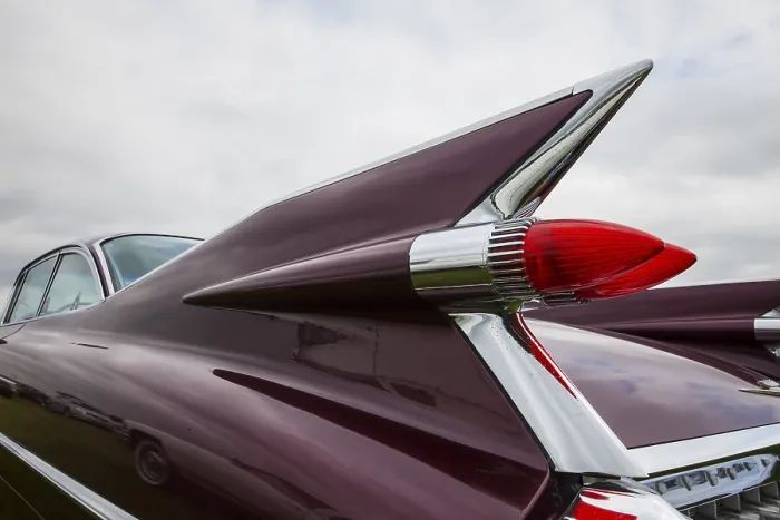 Framed Print : Tailfin, Cadillac, Power Meet oldtimer meeting Framed Print : Tailfin, Cadillac, Power Meet oldtimer meeting