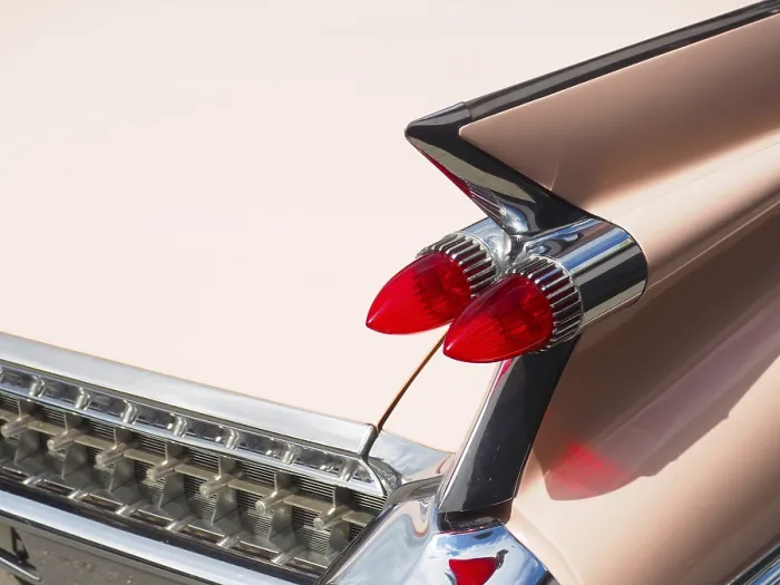 Framed Print : Taillight of an old classic American car Framed Print : Taillight of an old classic American car