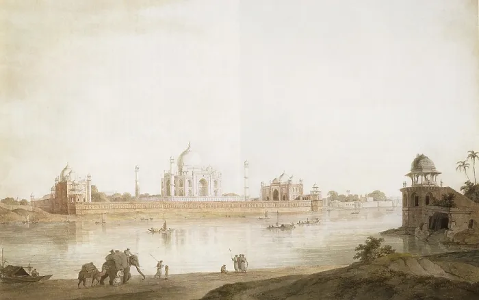 Framed Print : Taj mahal Seventh Wonder of The World