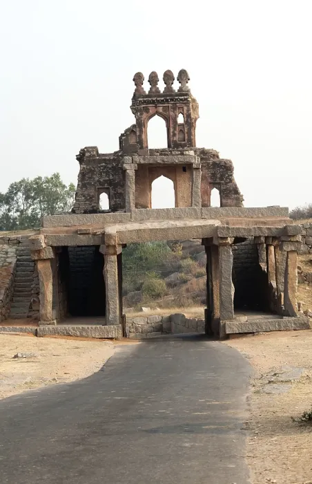 Framed Print : Talarigatta gate, Hampi, Karnataka, India