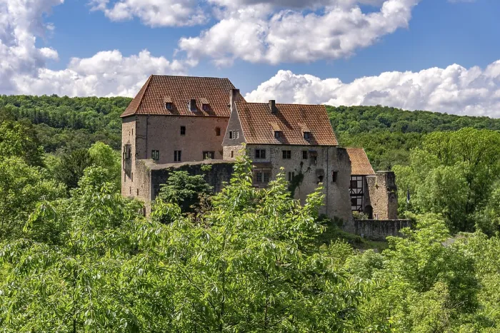 Framed Print : Tannenberg Castle or Tannenburg Castle near Nentershausen