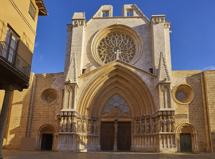 Framed Print : Tarragona Cathedral basilica in Catalonia of Spain Framed Print : Tarragona Cathedral basilica in Catalonia of Spain