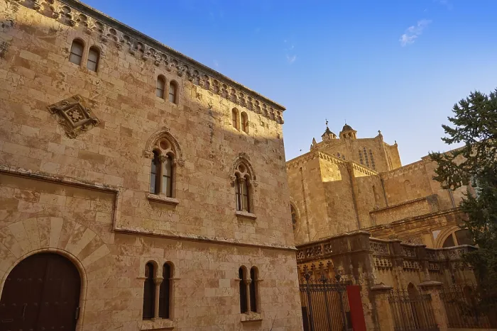 Framed Print : Tarragona Cathedral basilica in Catalonia of Spain Framed Print : Tarragona Cathedral basilica in Catalonia of Spain