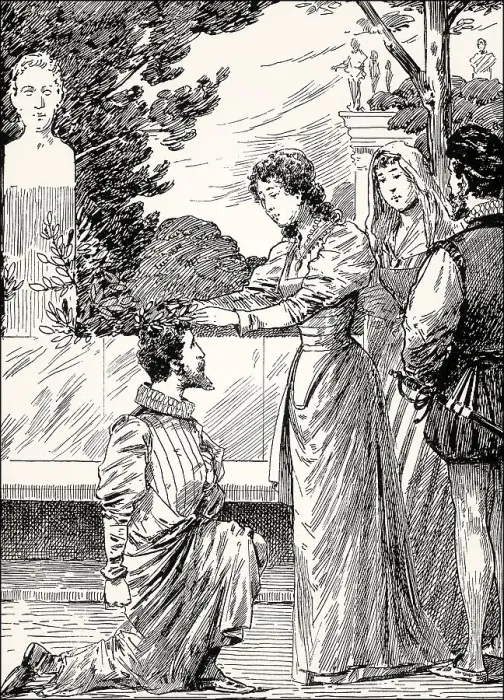 Framed Print : Tasso's coronation of poetry by Leonore Sanvitale and Eleonora d'Este Framed Print : Tasso's coronation of poetry by Leonore Sanvitale and Eleonora d'Este
