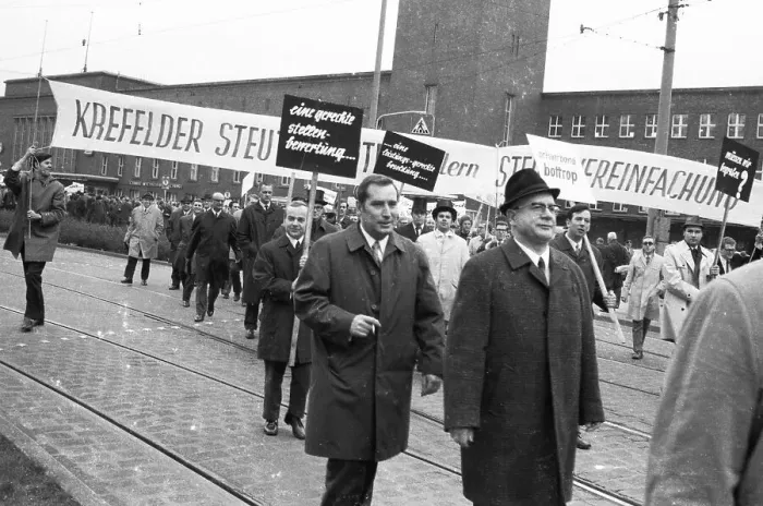 Framed Print : Tax officials also take to the streets for their demand for more pay