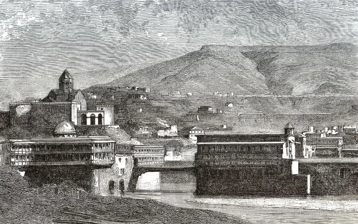 Framed Print : Tbilisi or Tbilisi, the capital of Georgia Framed Print : Tbilisi or Tbilisi, the capital of Georgia