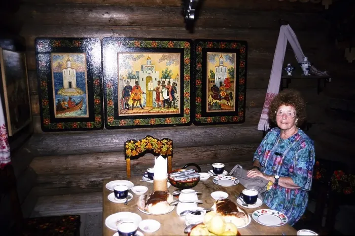 Framed Print : In the tea house cafe of the Dagomys Tea Plantation, Sochi, Russia woman sitting at a laid table 1997 Framed Print : In the tea house cafe of the Dagomys Tea Plantation, Sochi, Russia woman sitting at a laid table 1997