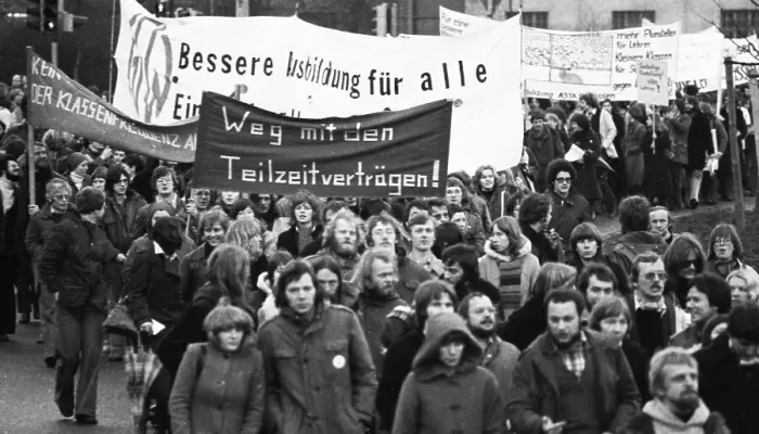 Framed Print : Against teacher unemployment, more than 5000 paedagogues Framed Print : Against teacher unemployment, more than 5000 paedagogues