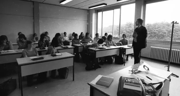 Framed Print : Teaching at a grammar school on 18 Framed Print : Teaching at a grammar school on 18