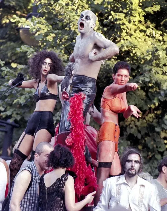 Framed Print : Techno fans celebrate during the Love Parade
