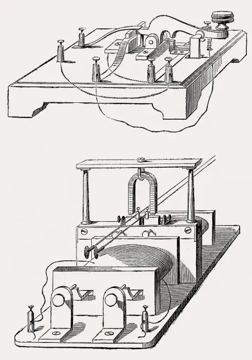 Framed Print : Telegraphs by Professor Michael Gloesener
