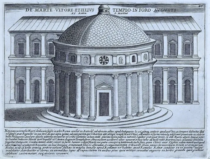 Framed Print : Tempio di Marte Ultore Framed Print : Tempio di Marte Ultore