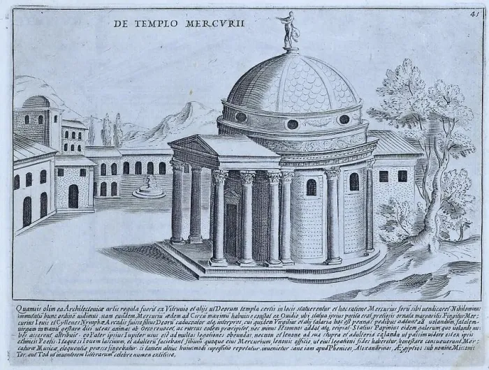 Framed Print : Tempio di Mercurio era un tempio dellantica Roma Framed Print : Tempio di Mercurio era un tempio dellantica Roma