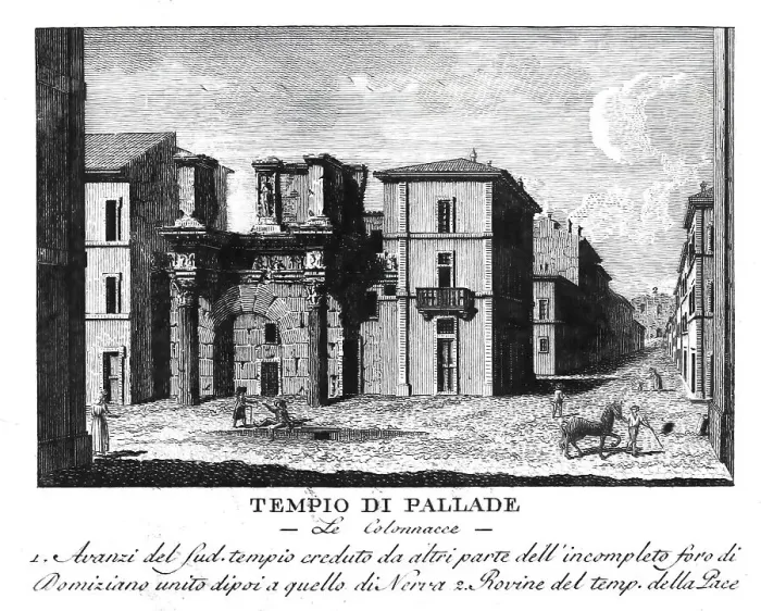 Framed Print : Tempio di pallade, le colonnacce