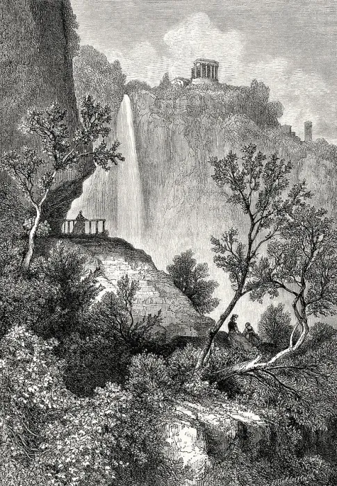 Framed Print : Tempio di Vesta, Tempel, Tempio della Sibilla