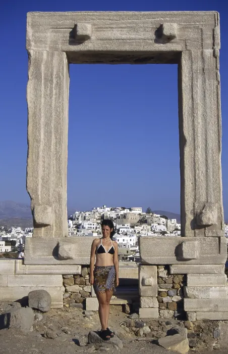 Framed Print : Temple of Apollo, Naxos Town, Naxos