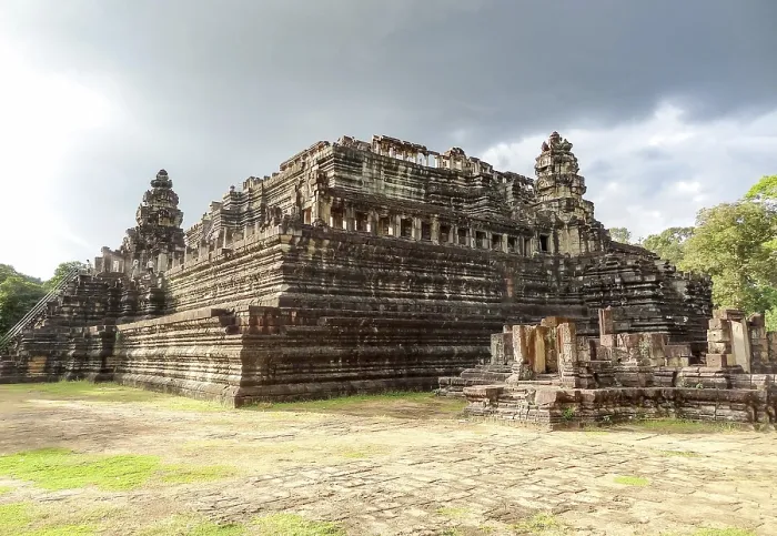 Framed Print : Temple area named Baphuon in Angkor Thom located in Cambodia