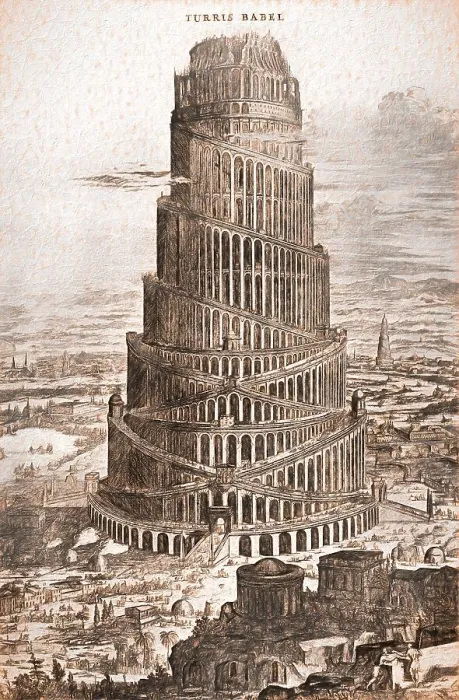 Framed Print : Temple of Babel, ancient Babylon, Mesopotamia Framed Print : Temple of Babel, ancient Babylon, Mesopotamia