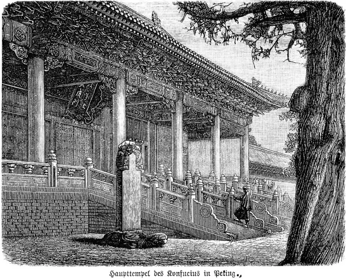 Framed Print : Temple complex, main temple, Confucius Framed Print : Temple complex, main temple, Confucius