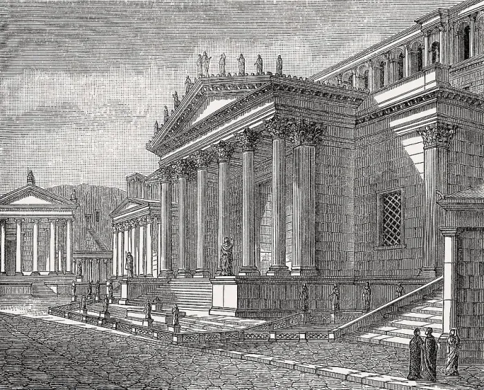 Framed Print : Temple of Concord, Aedes Concordiae Framed Print : Temple of Concord, Aedes Concordiae
