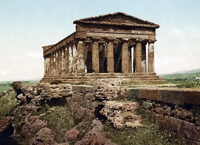 Framed Print : The Temple of Concordia in Agrigento