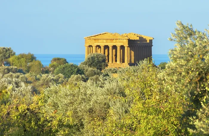 Framed Print : Temple of Concordia, Valley of the Temples Framed Print : Temple of Concordia, Valley of the Temples