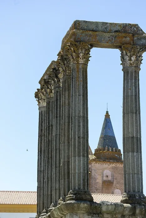 Framed Print : The Temple of Diana in Evora, Evora