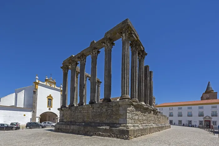 Framed Print : The Temple of Diana in Evora, Evora