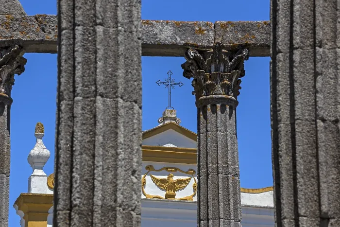 Framed Print : The Temple of Diana in Evora, Evora