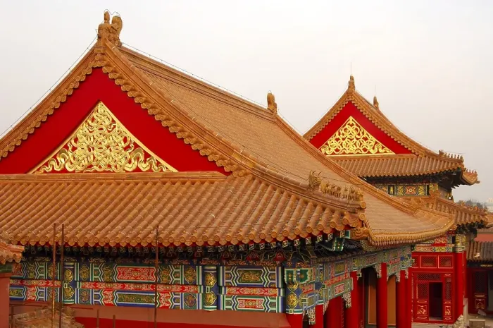 Framed Print : Temple, Forbidden City, Beijing China