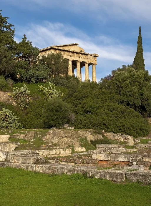 Framed Print : Temple of Hephaestus, Ancient Agora of Athens