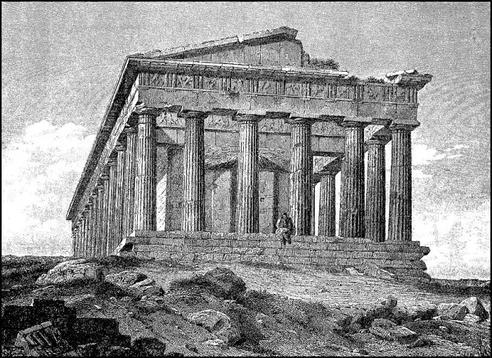 Framed Print : Temple of Hephaestus, Hephaisteion