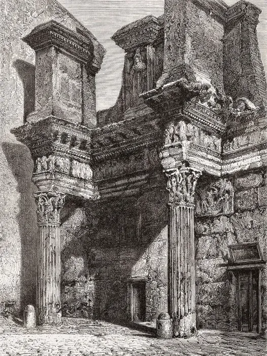 Framed Print : The Temple of Minerva, Forum of Nerva