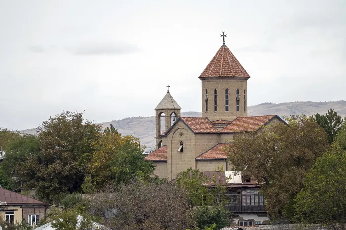 Framed Print : Temple of Saint Marina in Akhaltsikhe, Georgia