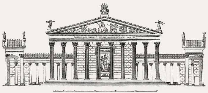 Framed Print : The Temple of Venus and Roma, Ancient Rome Framed Print : The Temple of Venus and Roma, Ancient Rome