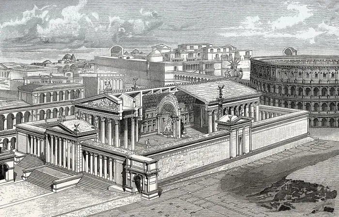 Framed Print : The Temple of Venus and Roma, Ancient Rome Framed Print : The Temple of Venus and Roma, Ancient Rome