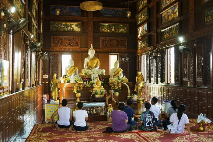 Framed Print : Temple, Wat Ao Noi, Prachuap Khiri Khan