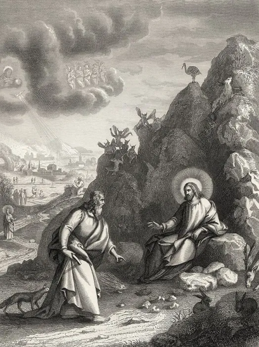 Framed Print : The temptation of Christ, Judaean Desert Framed Print : The temptation of Christ, Judaean Desert