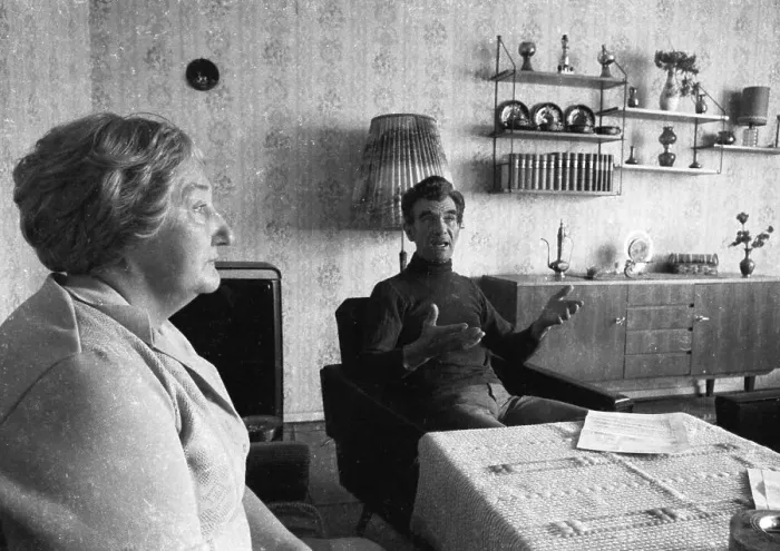 Framed Print : These tenants in Wuppertal, here on 15 September 1971