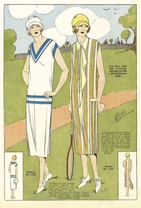 Framed Print : Tennis dress 1925, Historical advertising poster Framed Print : Tennis dress 1925, Historical advertising poster