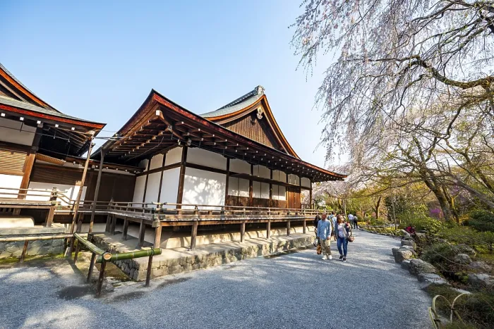 Framed Print : Tenryu-ji Temple Buildings, Zen Buddhist Temple Complex